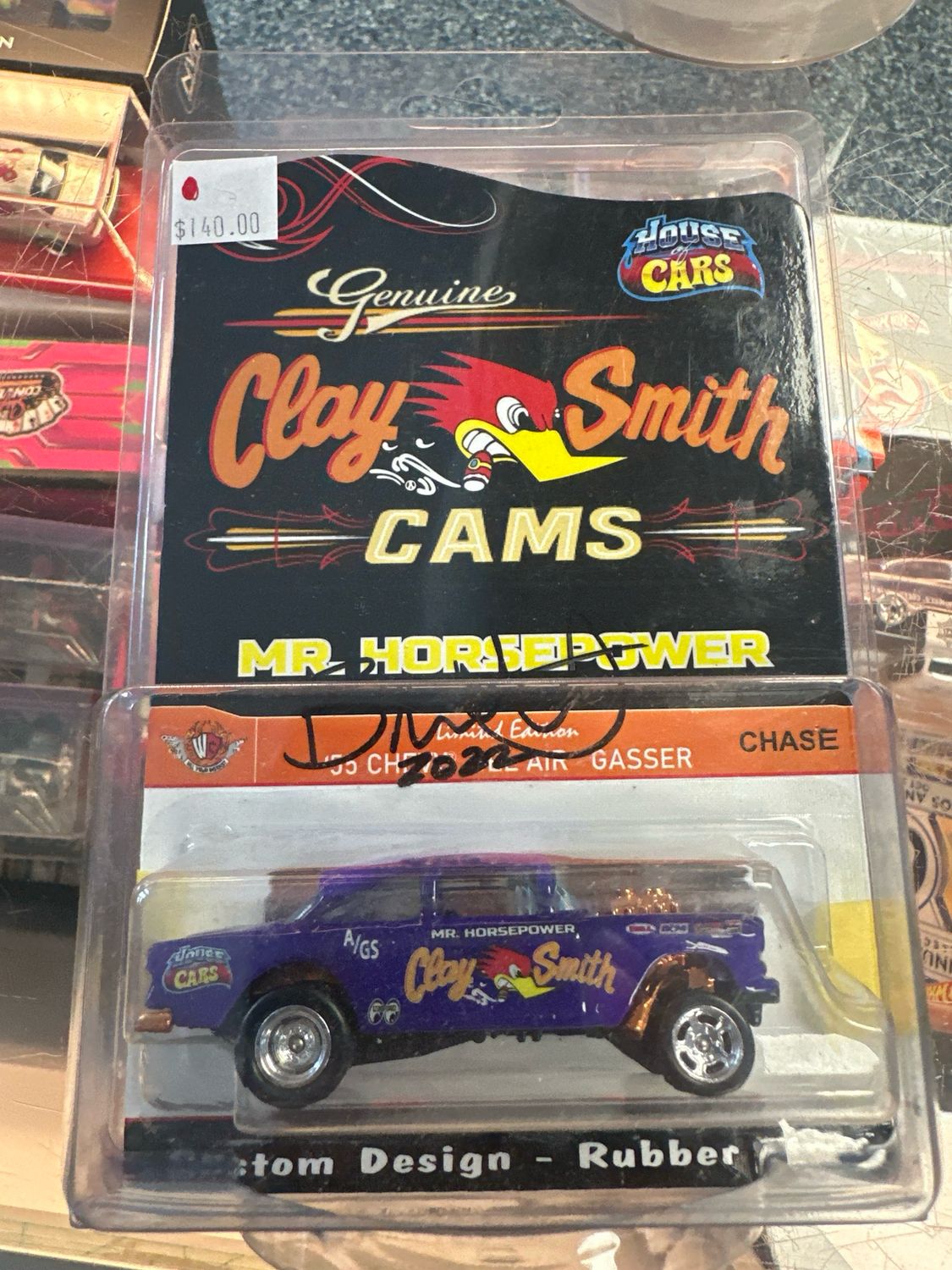 House Of Cars Clay Smith Cams Gasser Signed