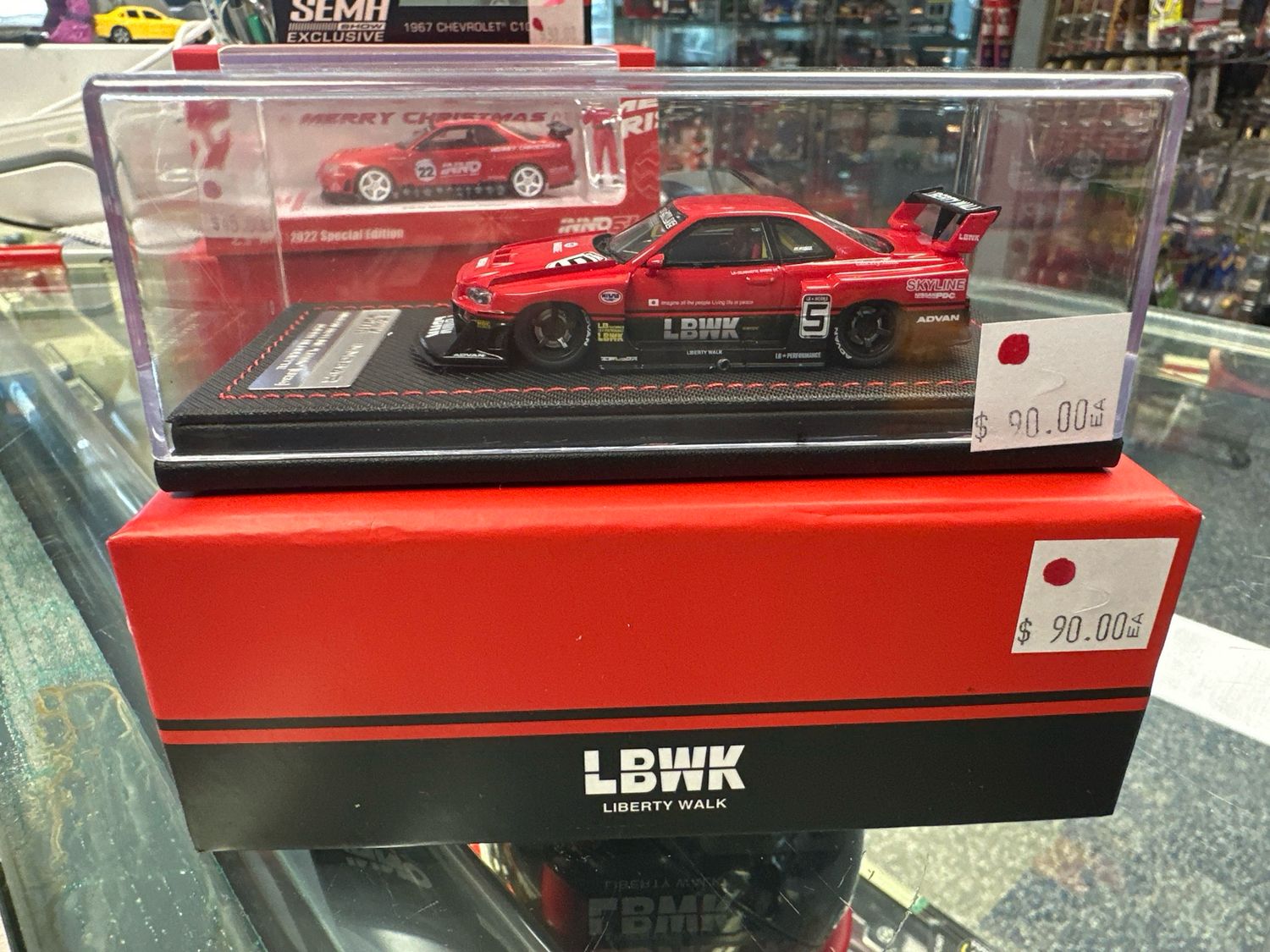 LBWK NISSAN SKYLINE RED