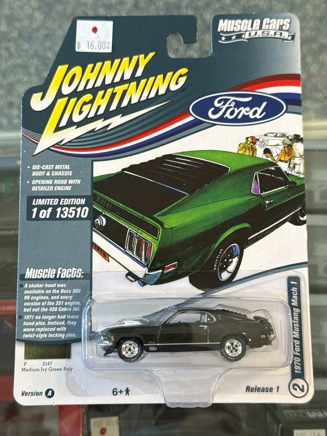 1970 Ford Mustang Mach 1 IVY GREEN POLY