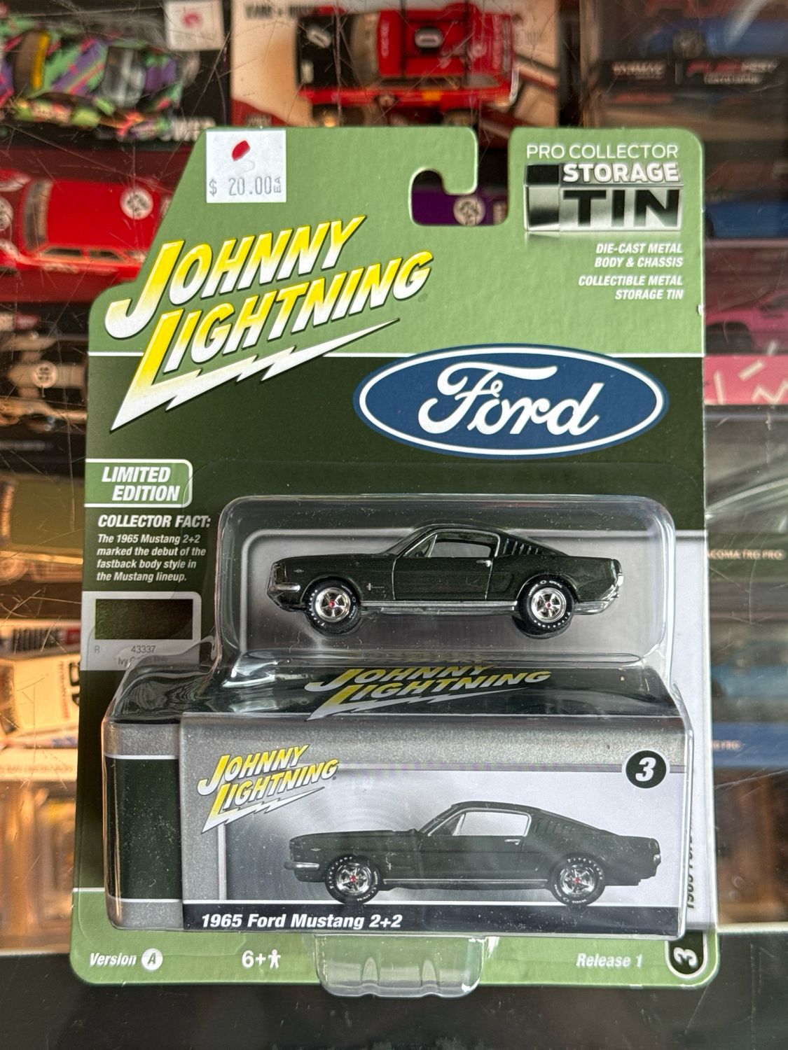 1965 Ford Mustang 2+2 IVY GREEN POLY W/ Tin Storage