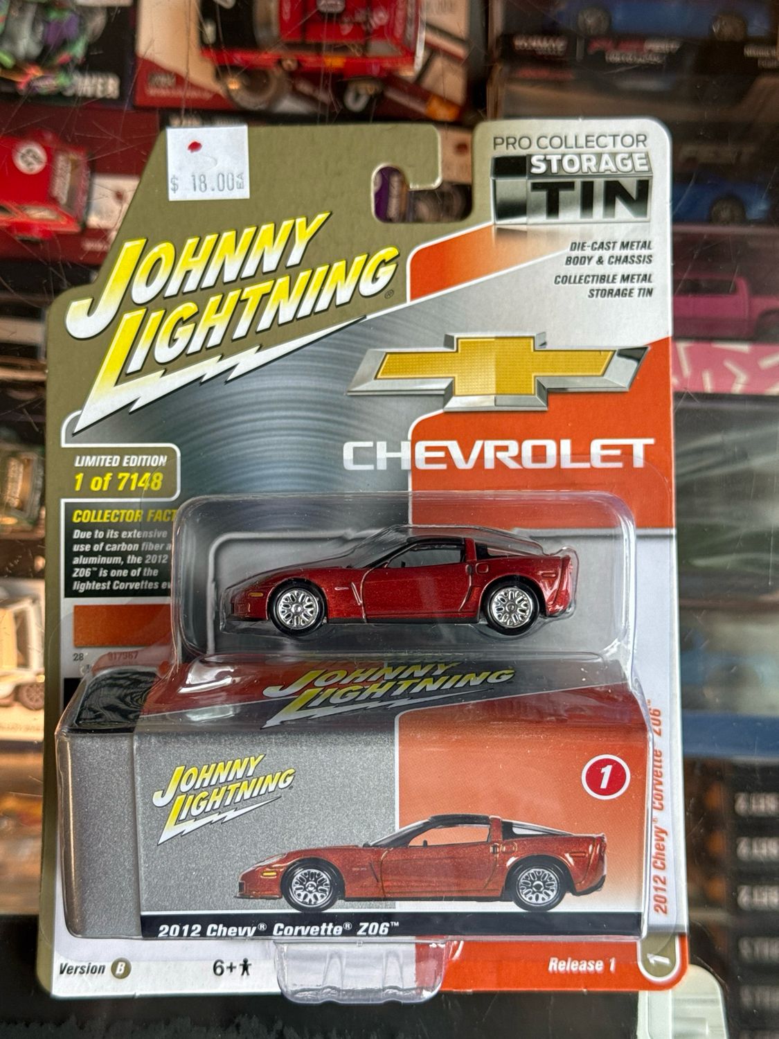 2012 Chevy Corvette Z06 INFERNO ORANGE W/ Tin Storage