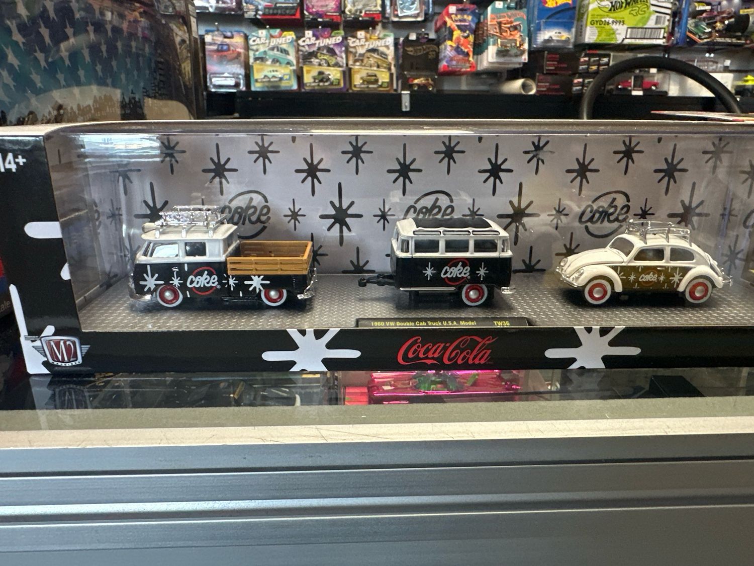 1960 Vw Cab Truck Hauler Set Coke