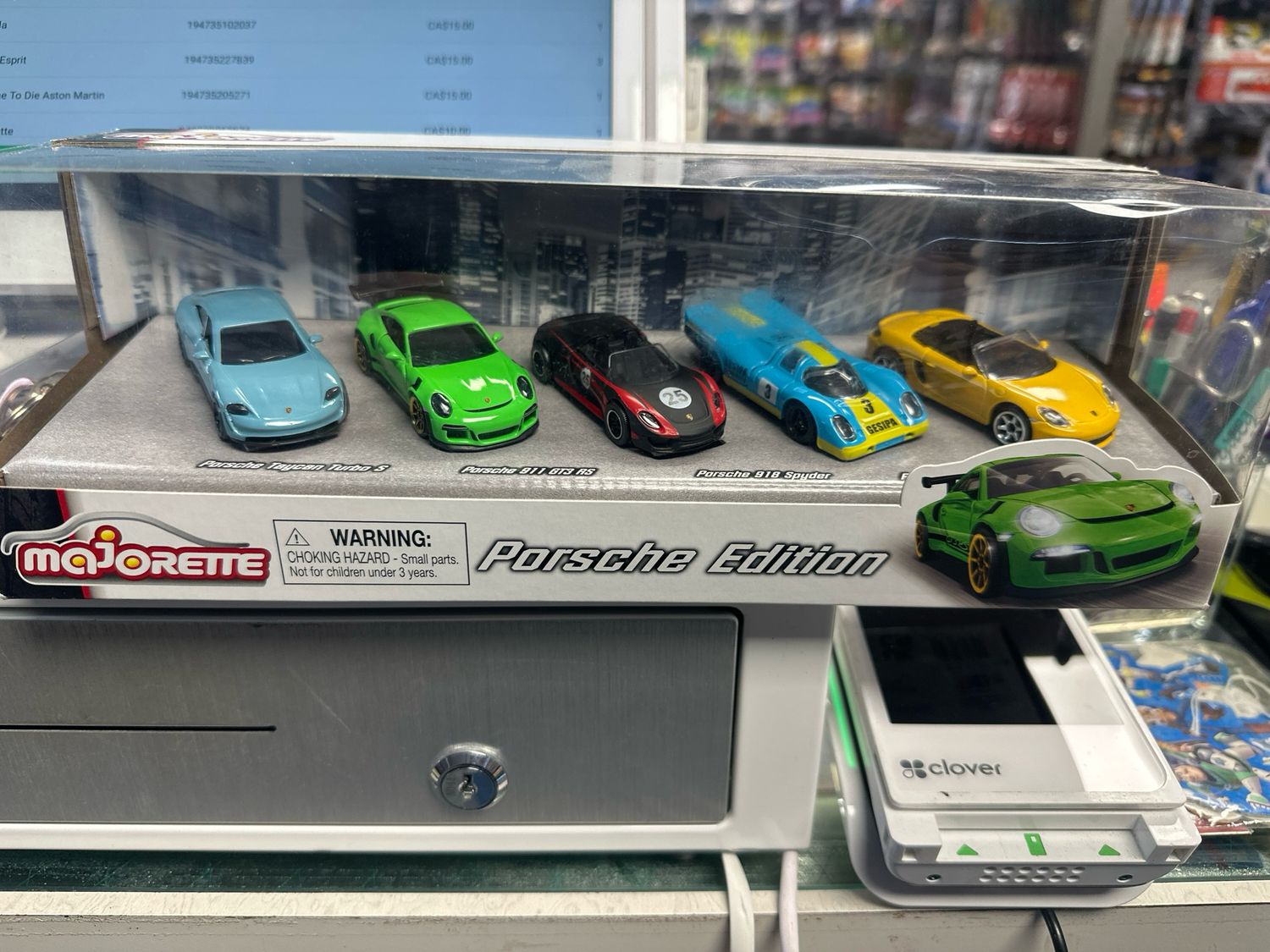Majorette Porsche 5 Car Set