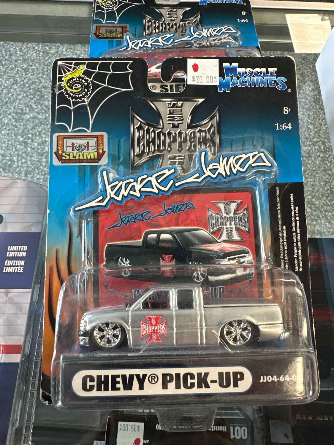Jesse James Chevy Pick Up Silver