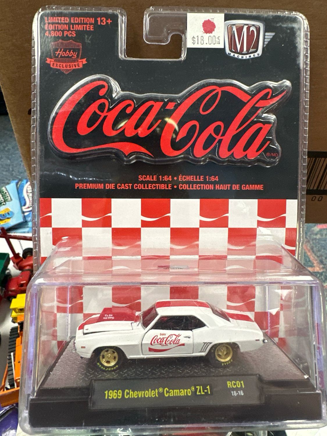 Coke Camero 69 White