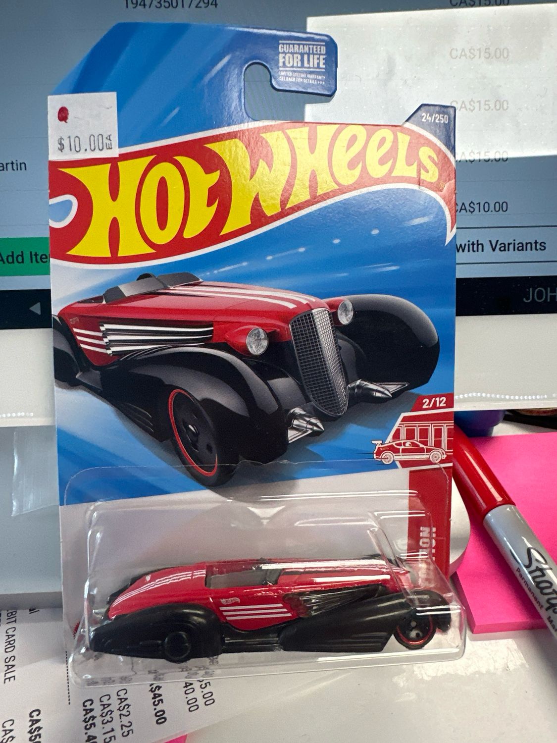 Custom Cadillac Fleetwood Red Edition