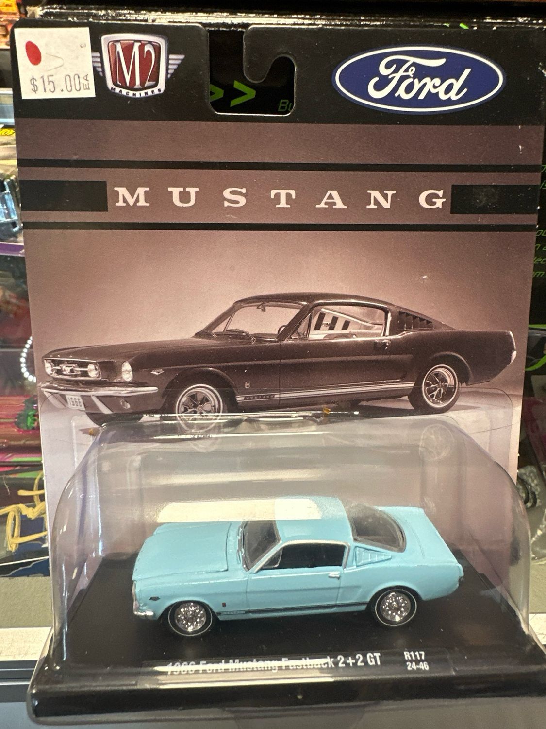 Mustang 1966 Fastback Blue