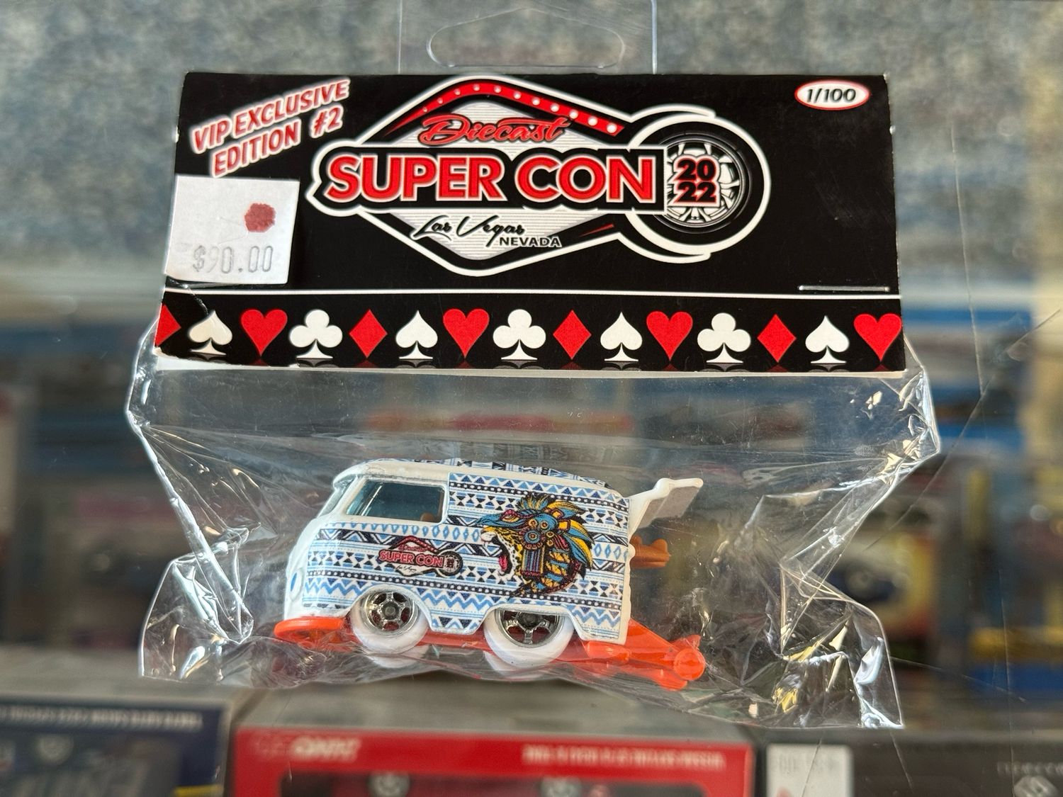 VW Kombi WHITE/ORANGE BASE HOC CONVENTION BAG
