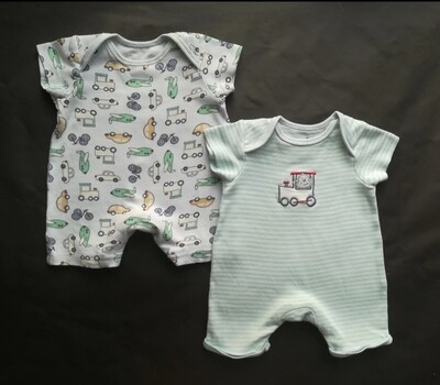 Boys 2x rompers