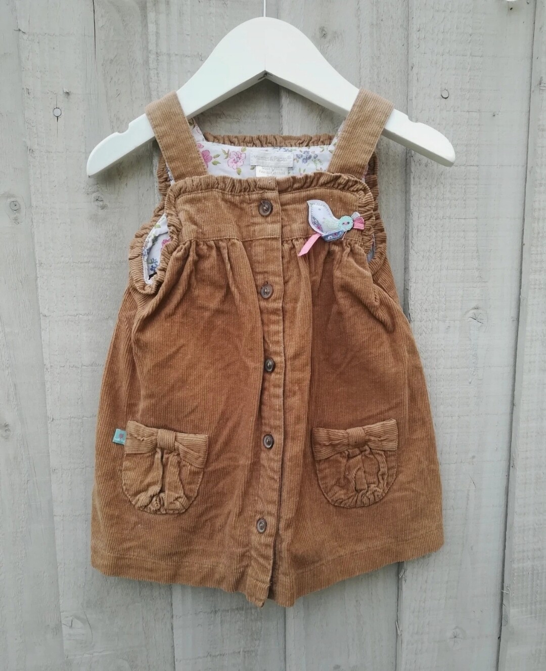 Girls pinafore from mamas &amp; papas