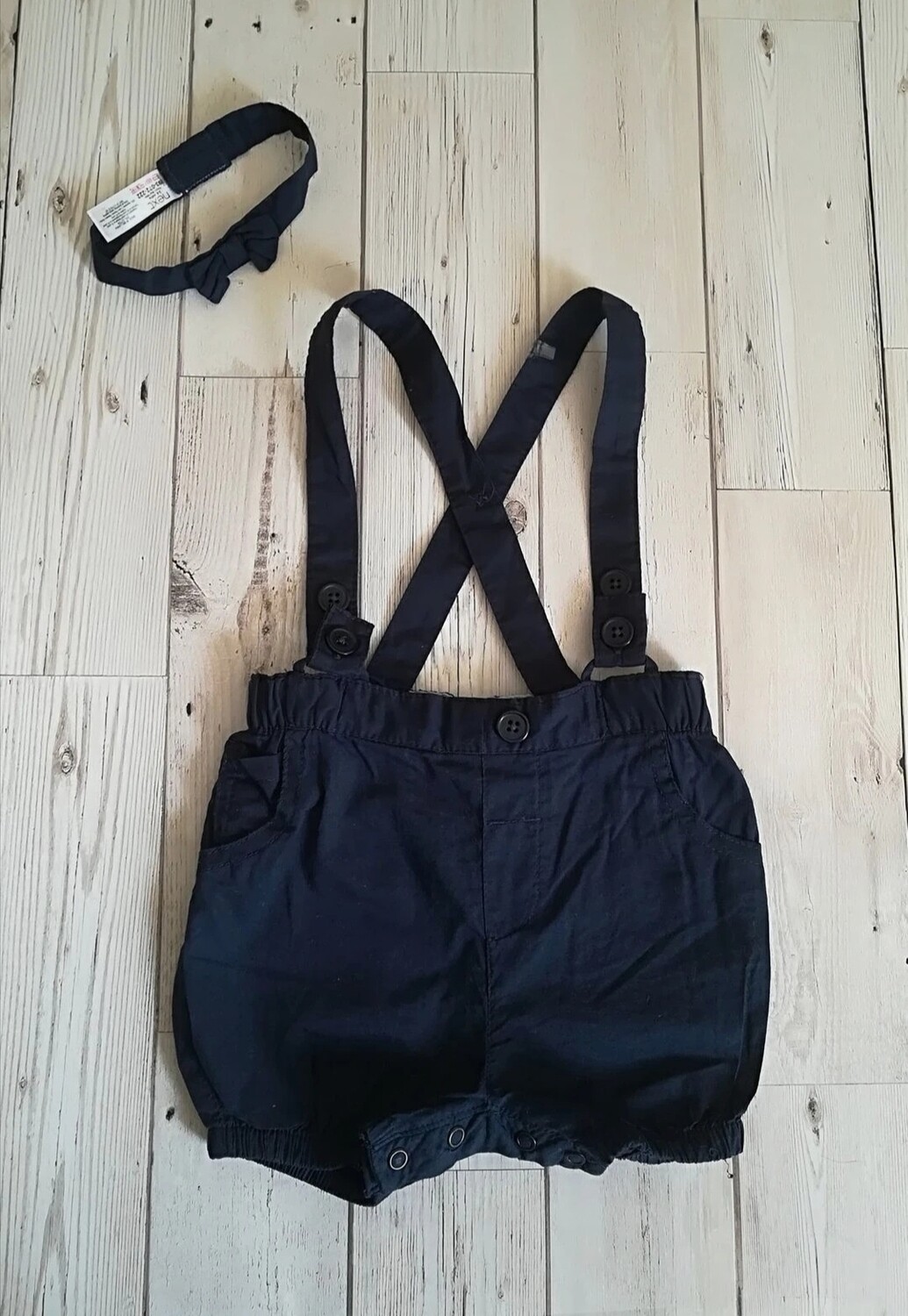 Girls shorts with braces &amp; headband from NEXT 