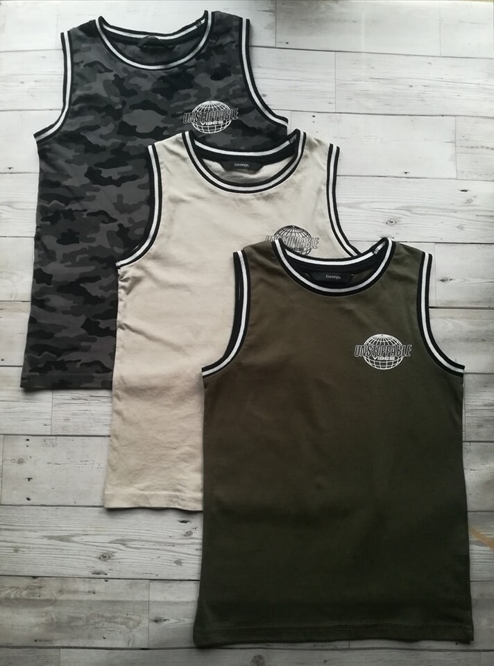 Boys 3x vests 