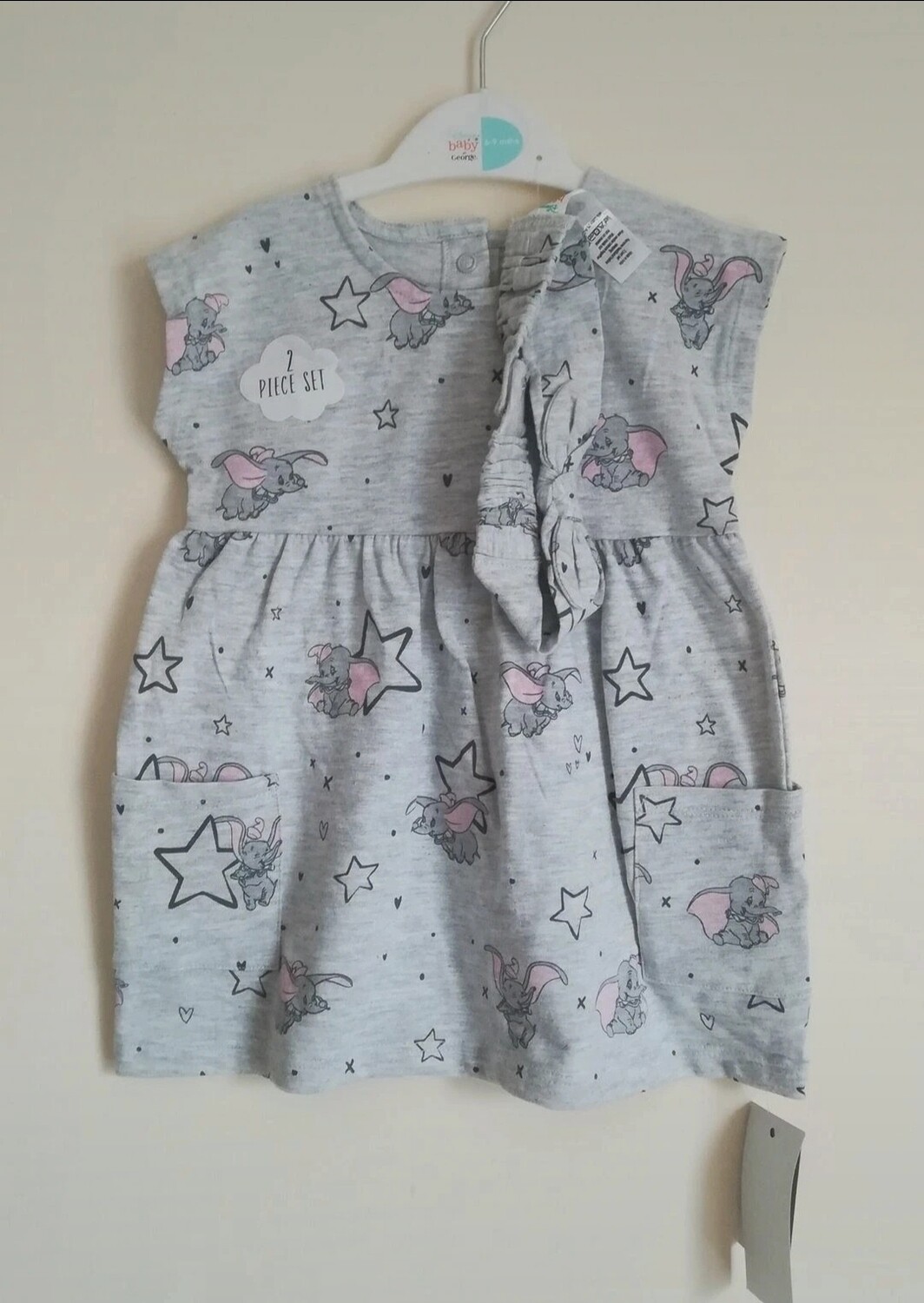 Girls dress with matching headband (NEW)
