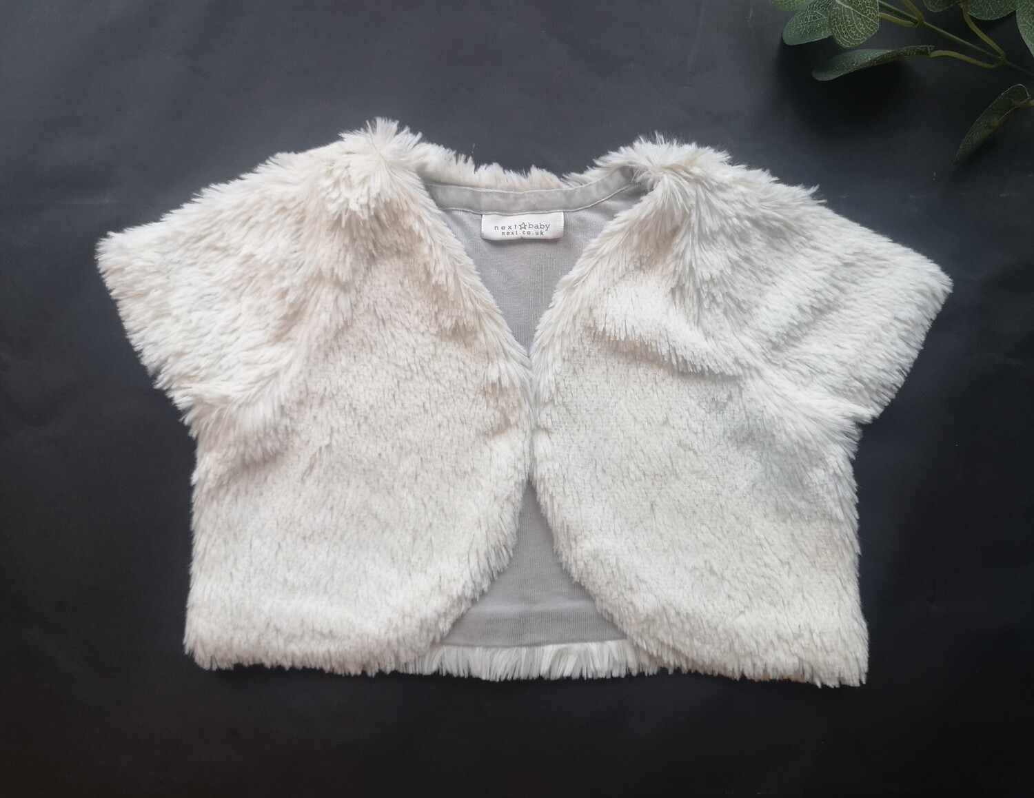 Girls faux fur gilet from NEXT