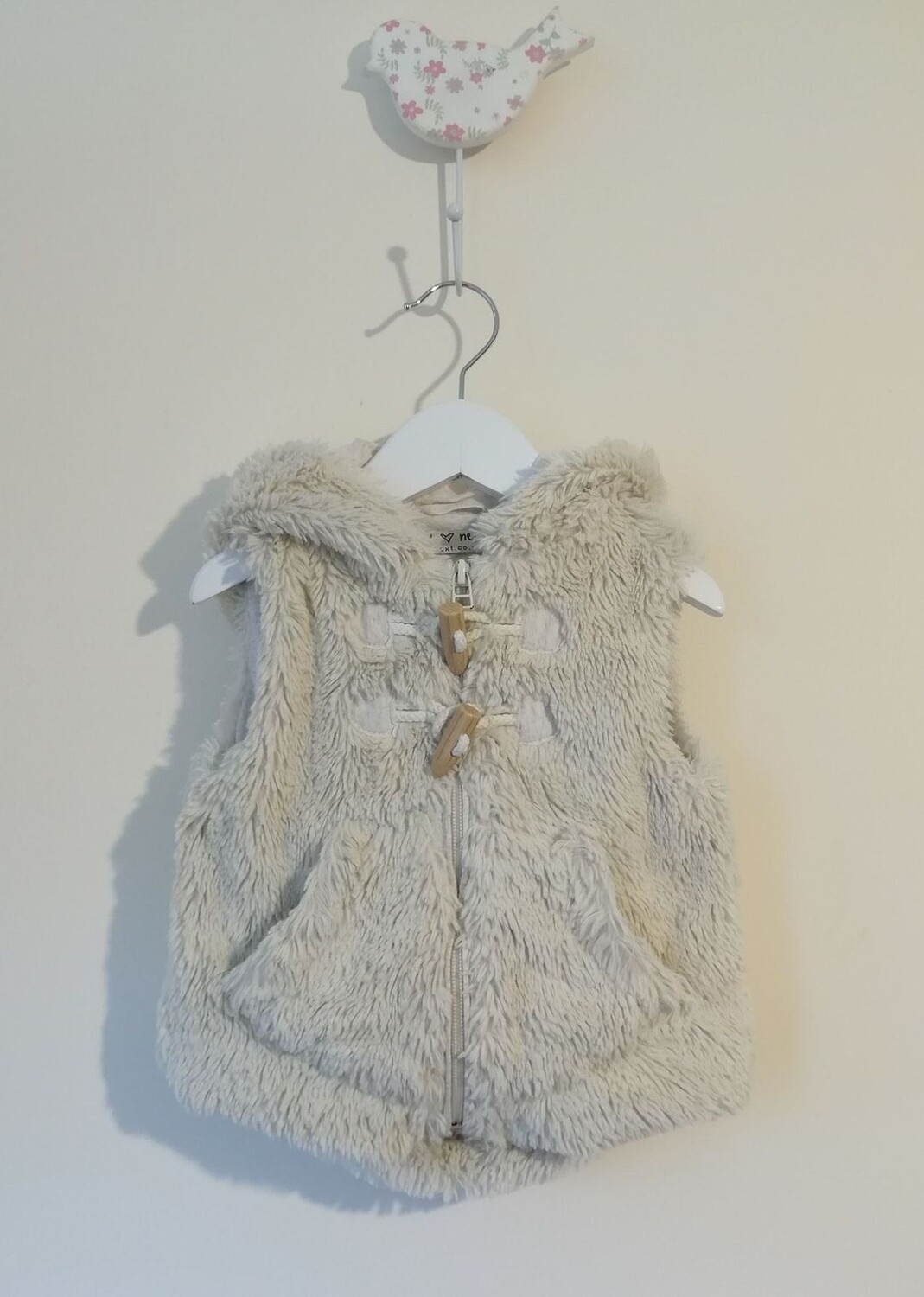 Girls faux fur gilet from NEXT