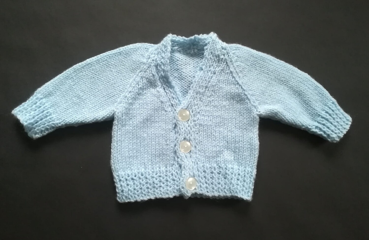 Boys hand-knitted cardigan
