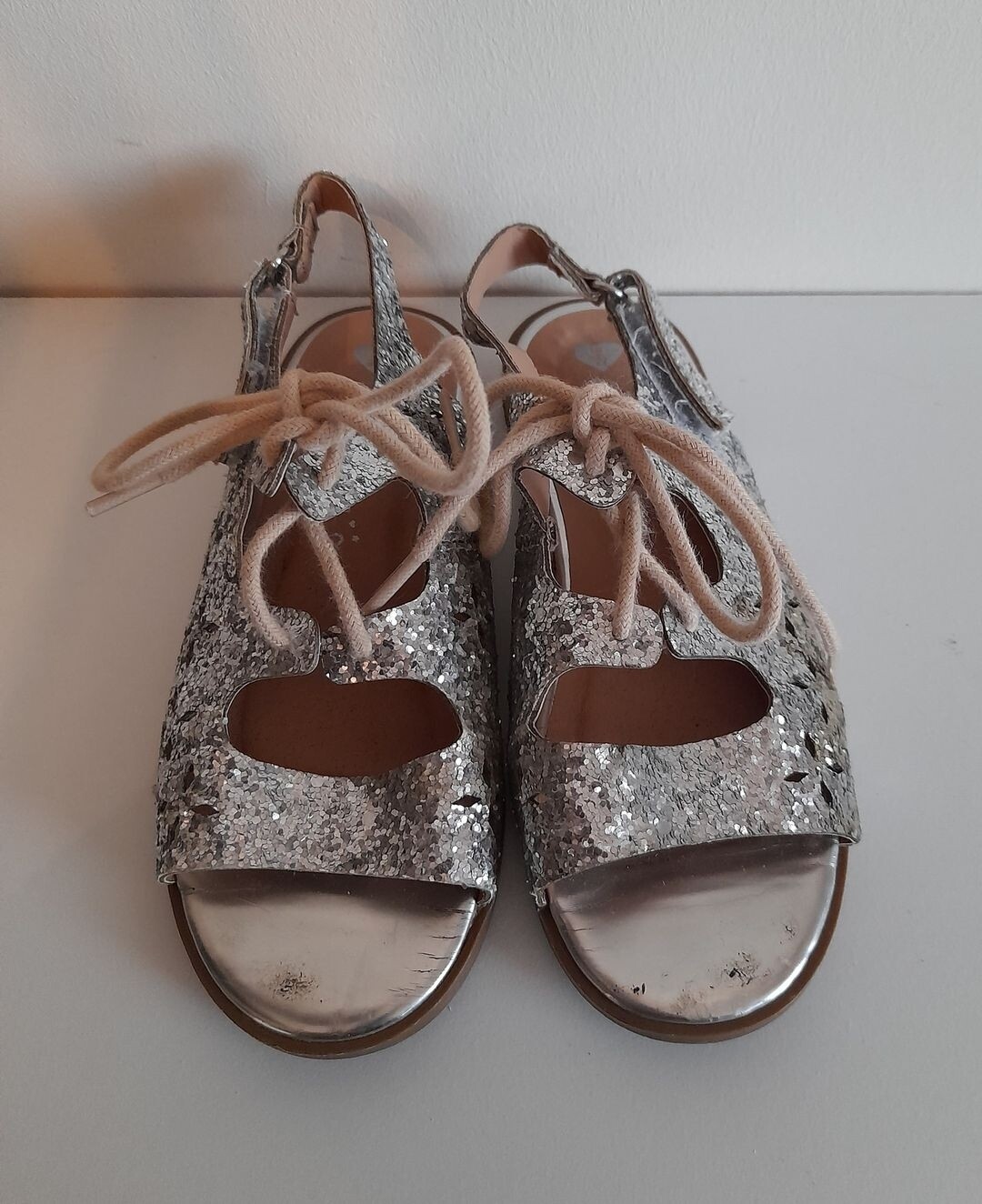 Girls glitter sandles