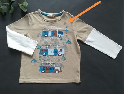 Boys long sleeved top from John Lewis