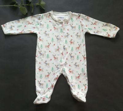Christmas sleepsuit from JoJoMamanBabe