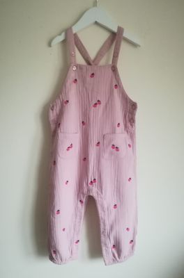 Girls material dungerees from John Lewis