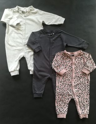 Girls 3x sleepsuits from H&amp;M