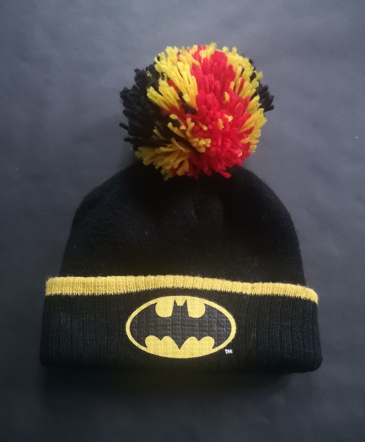 Boys bobble hat (batman)