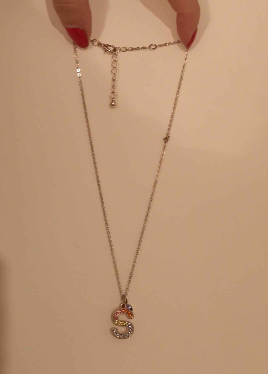 Letter &#39;S&#39; necklace