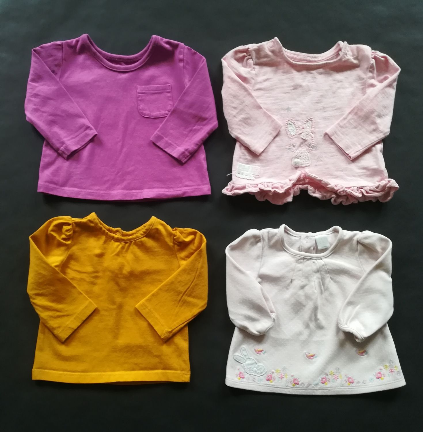Girls 4x long sleeved tops