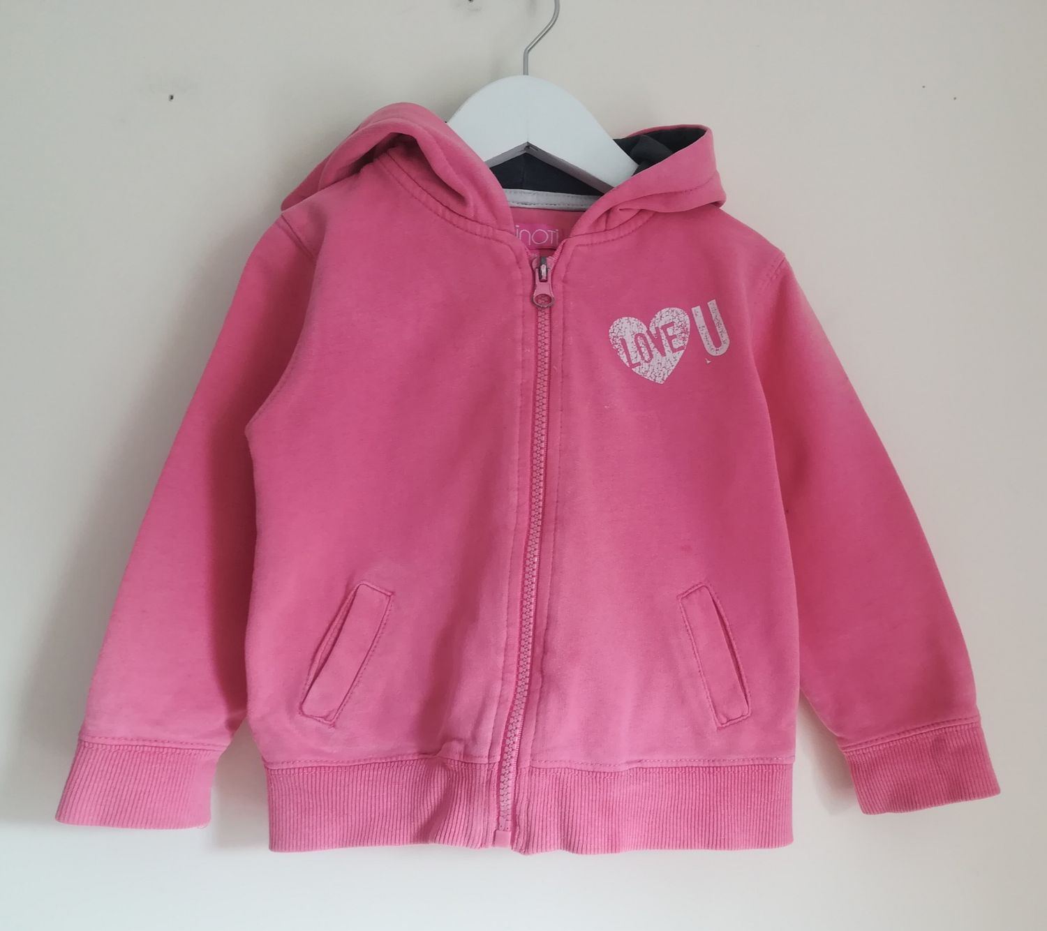 Girls zip up hoodie
