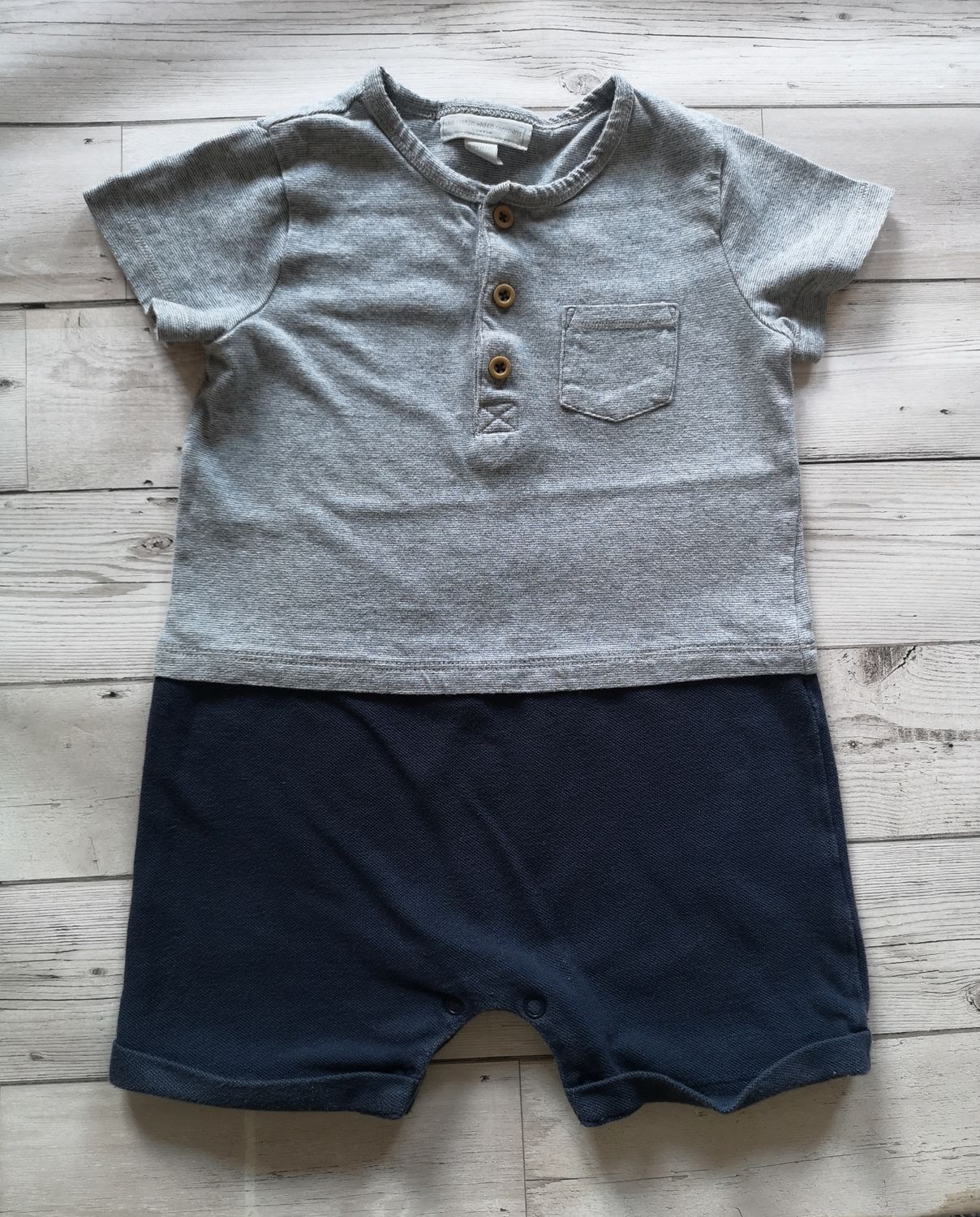 Boys romper from the little white company
