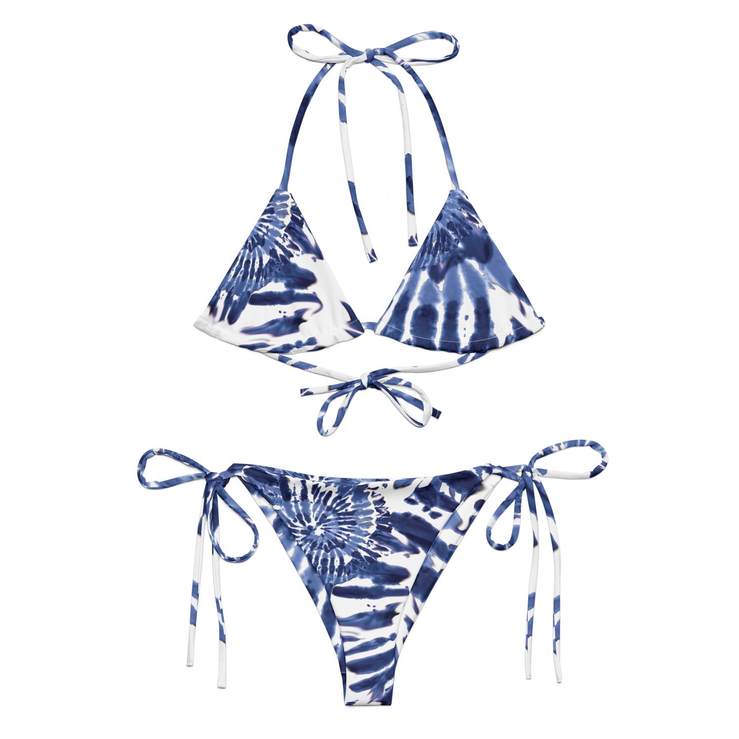 Recycelter Schnürbikini