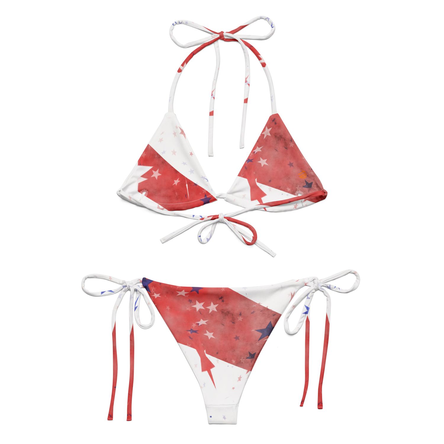 Recycelter Schnürbikini
