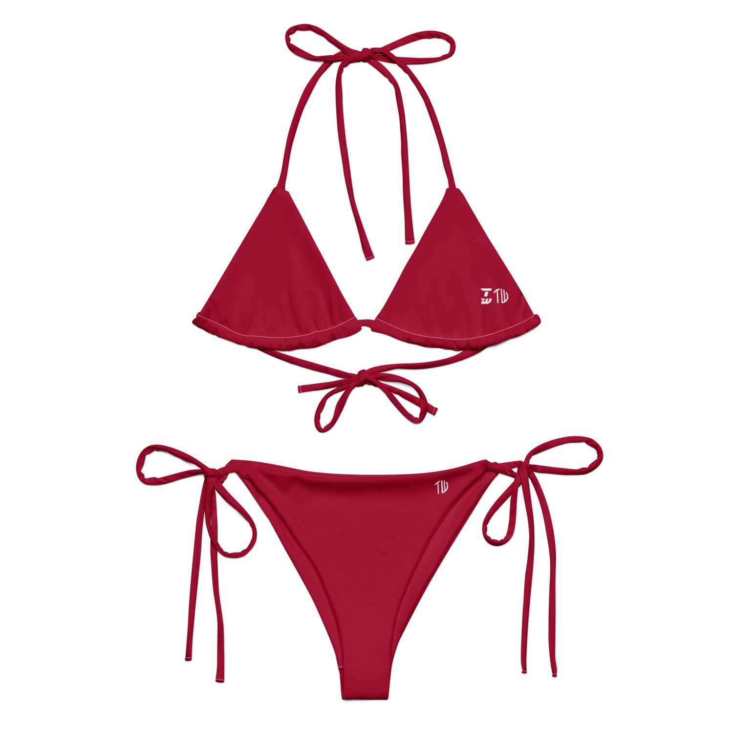 Recycelter Schnürbikini