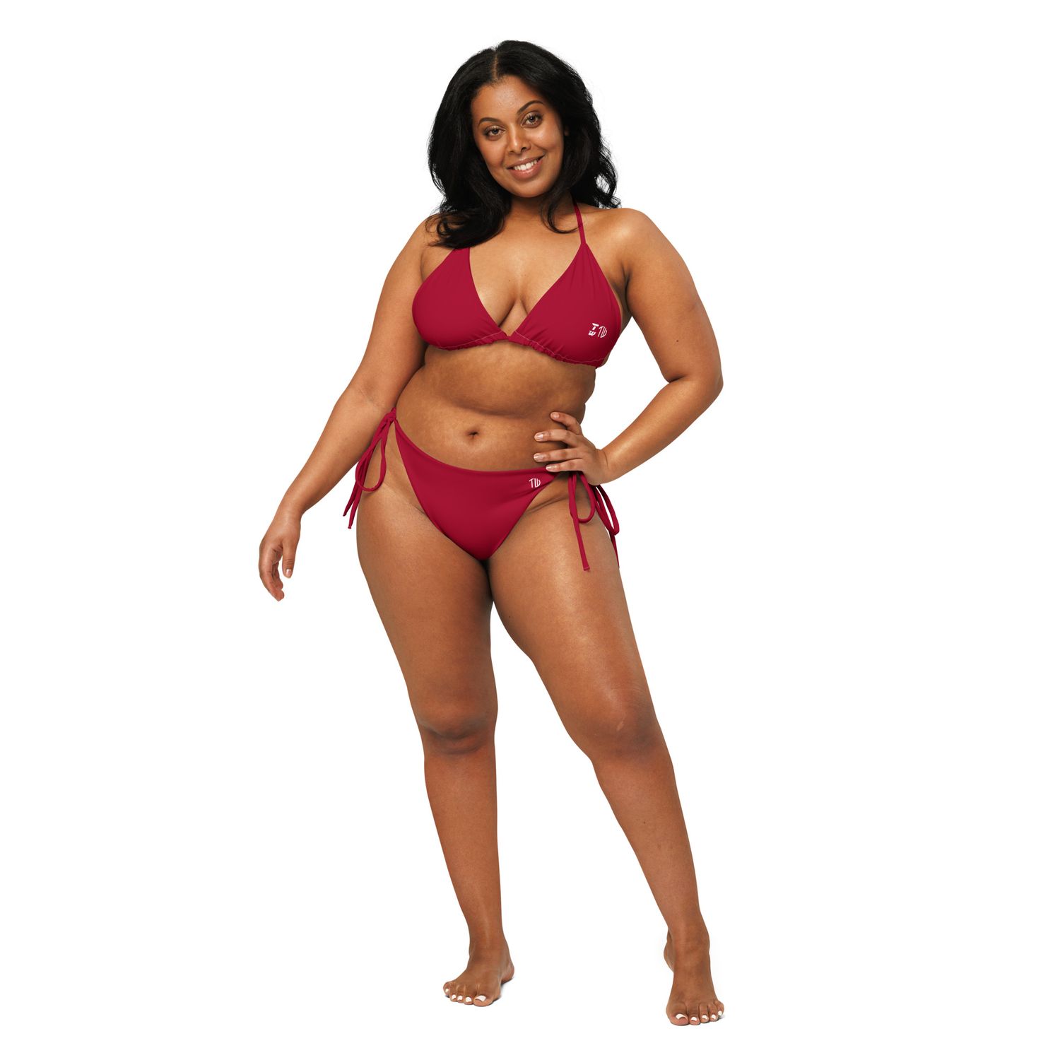 Recycelter Schnürbikini
