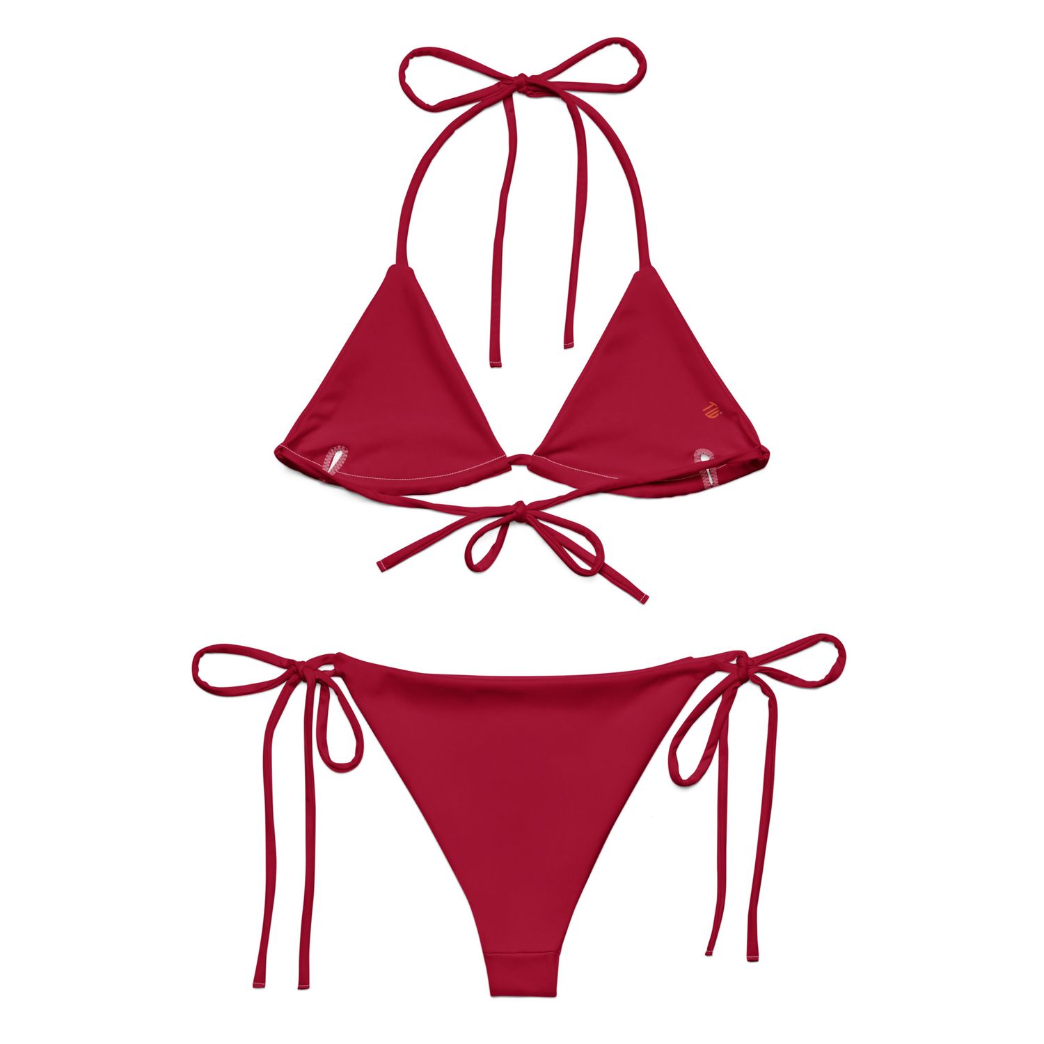 Recycelter Schnürbikini
