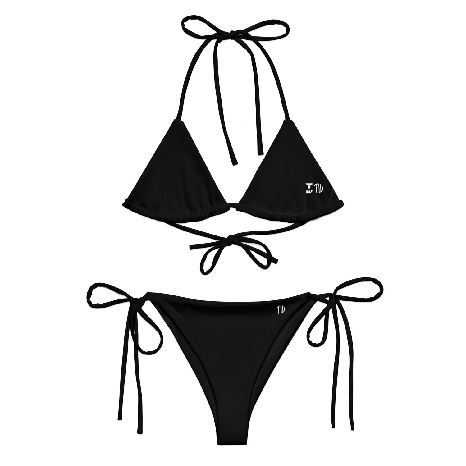 Recycelter Schnürbikini