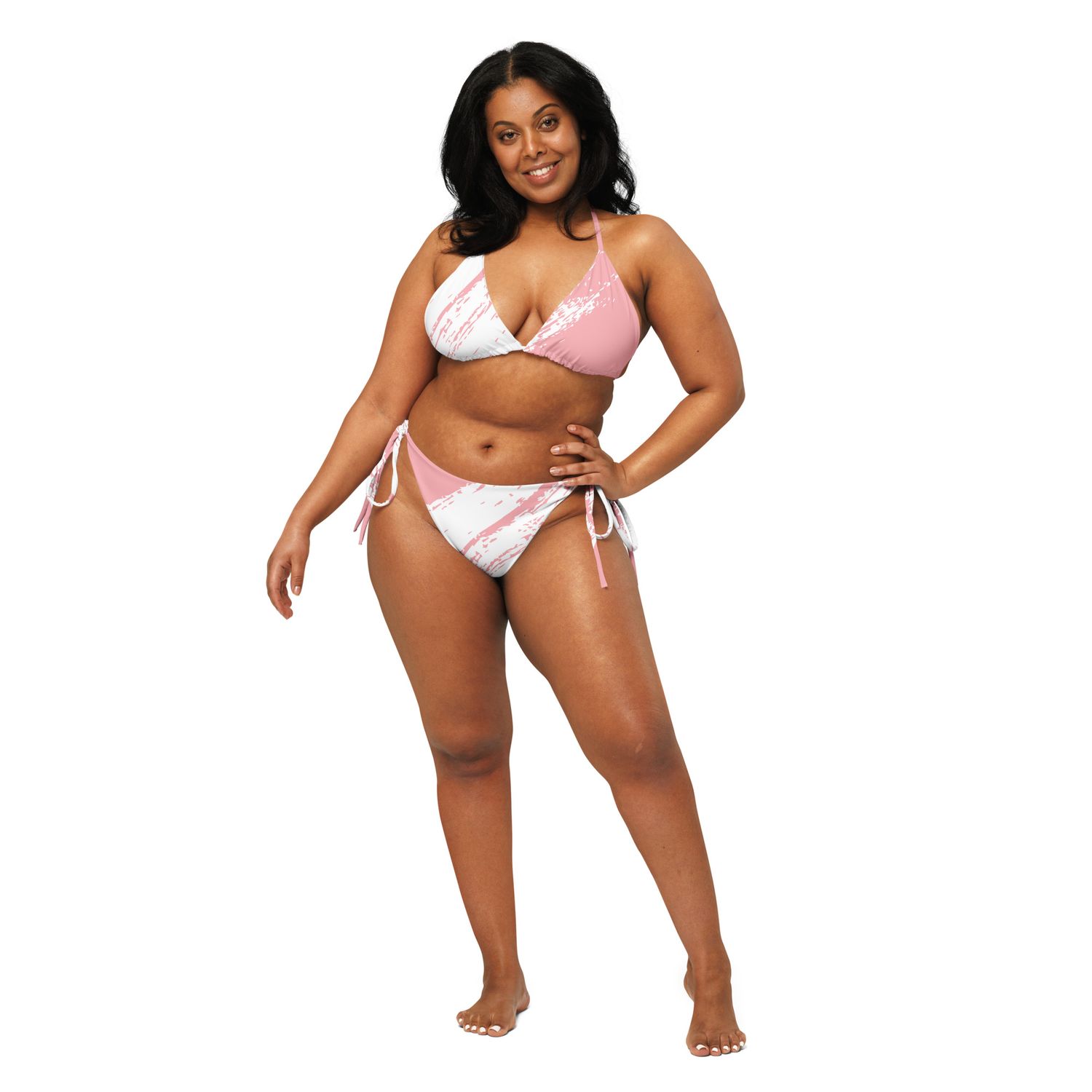 Recycelter Schnürbikini