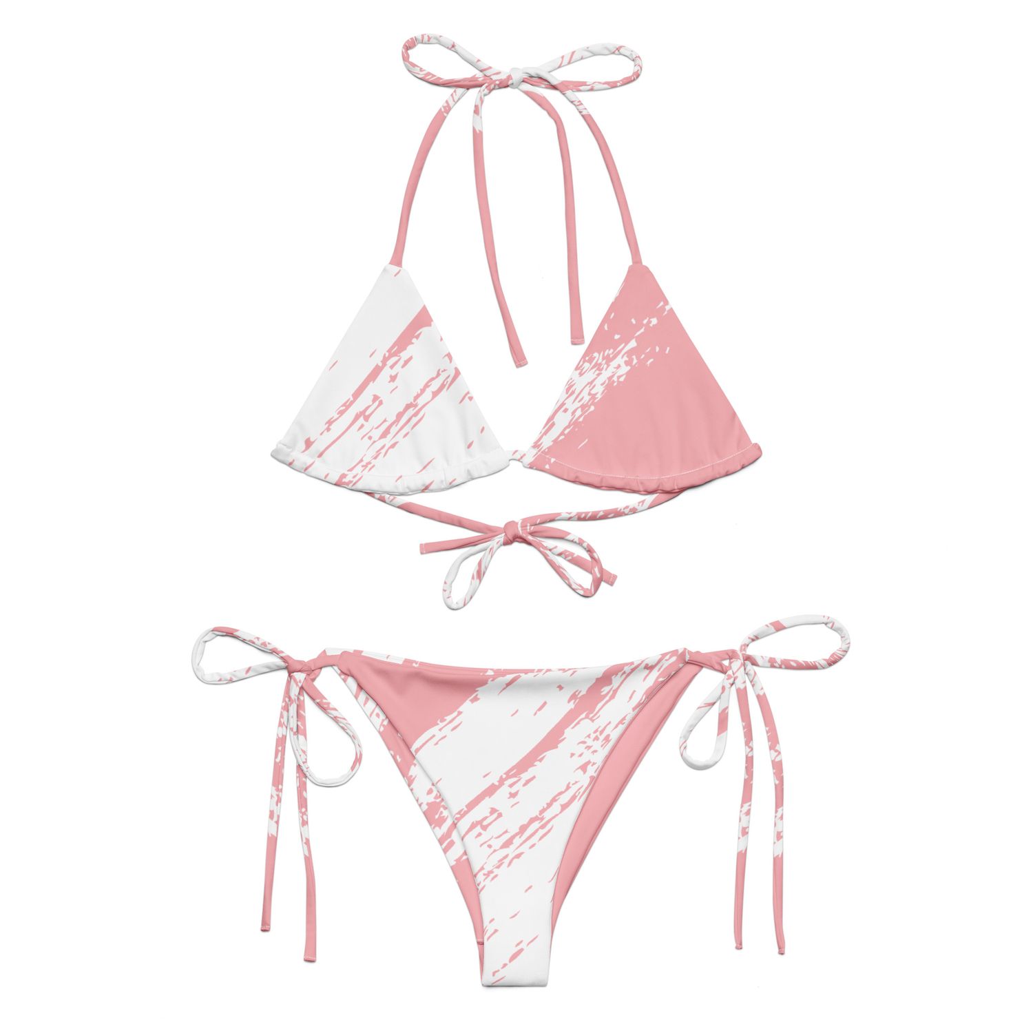 Recycelter Schnürbikini