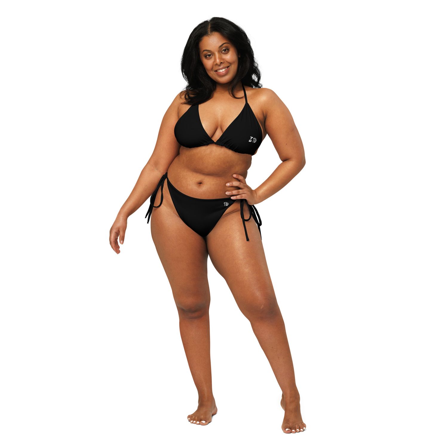 Recycelter Schnürbikini