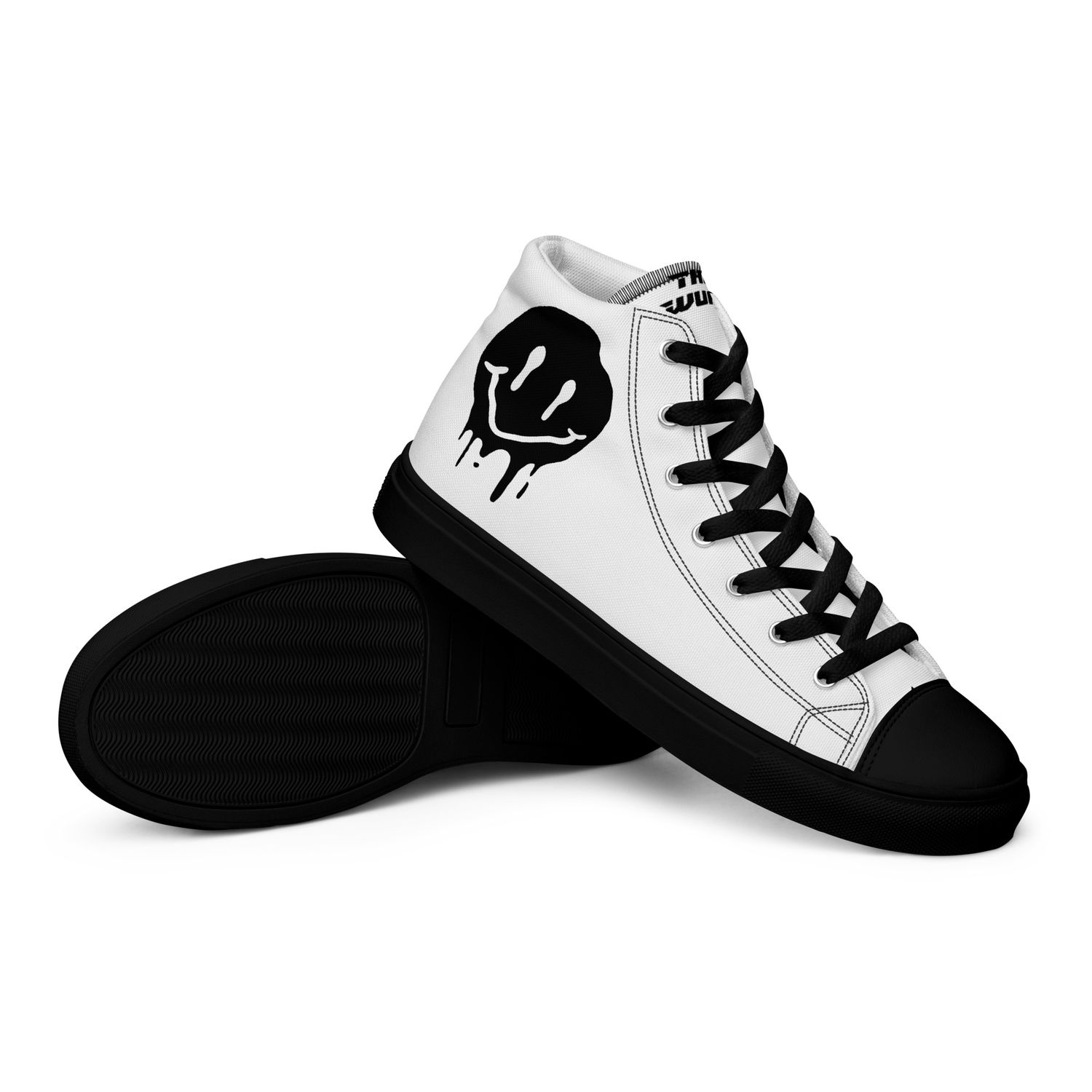 High-Top Leinenschuhe für Damen