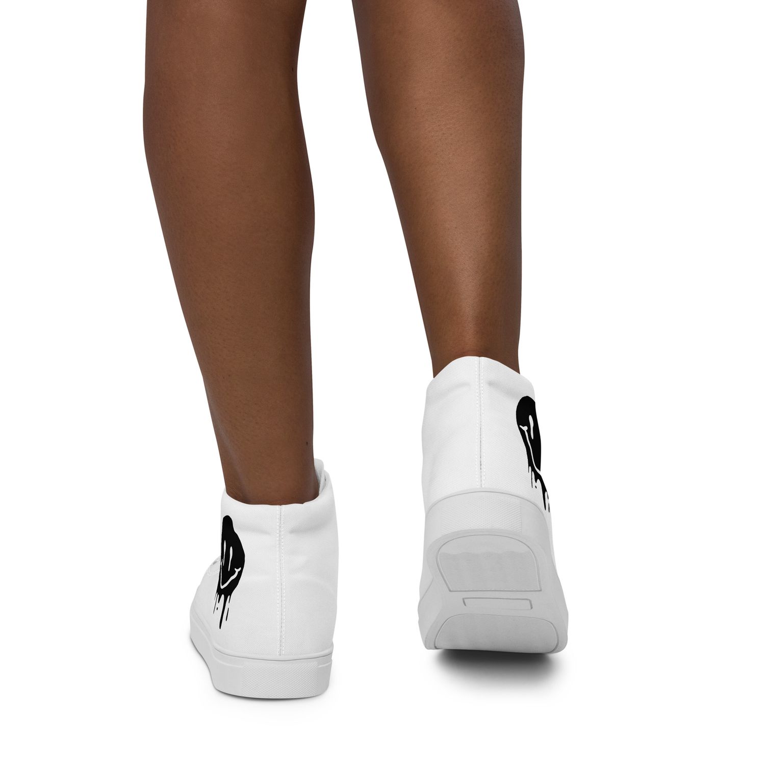 High-Top Leinenschuhe für Damen