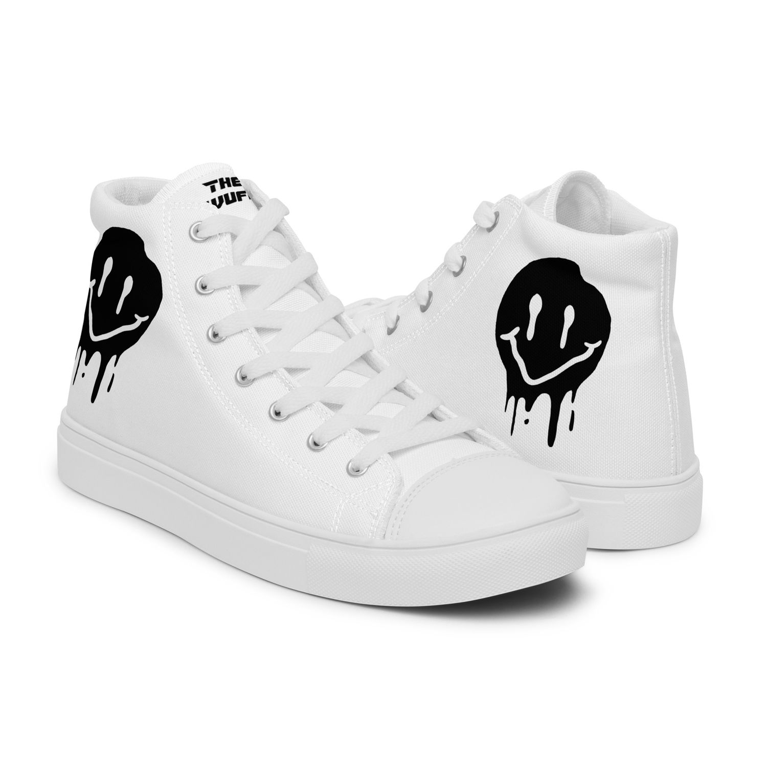 High-Top Leinenschuhe für Damen