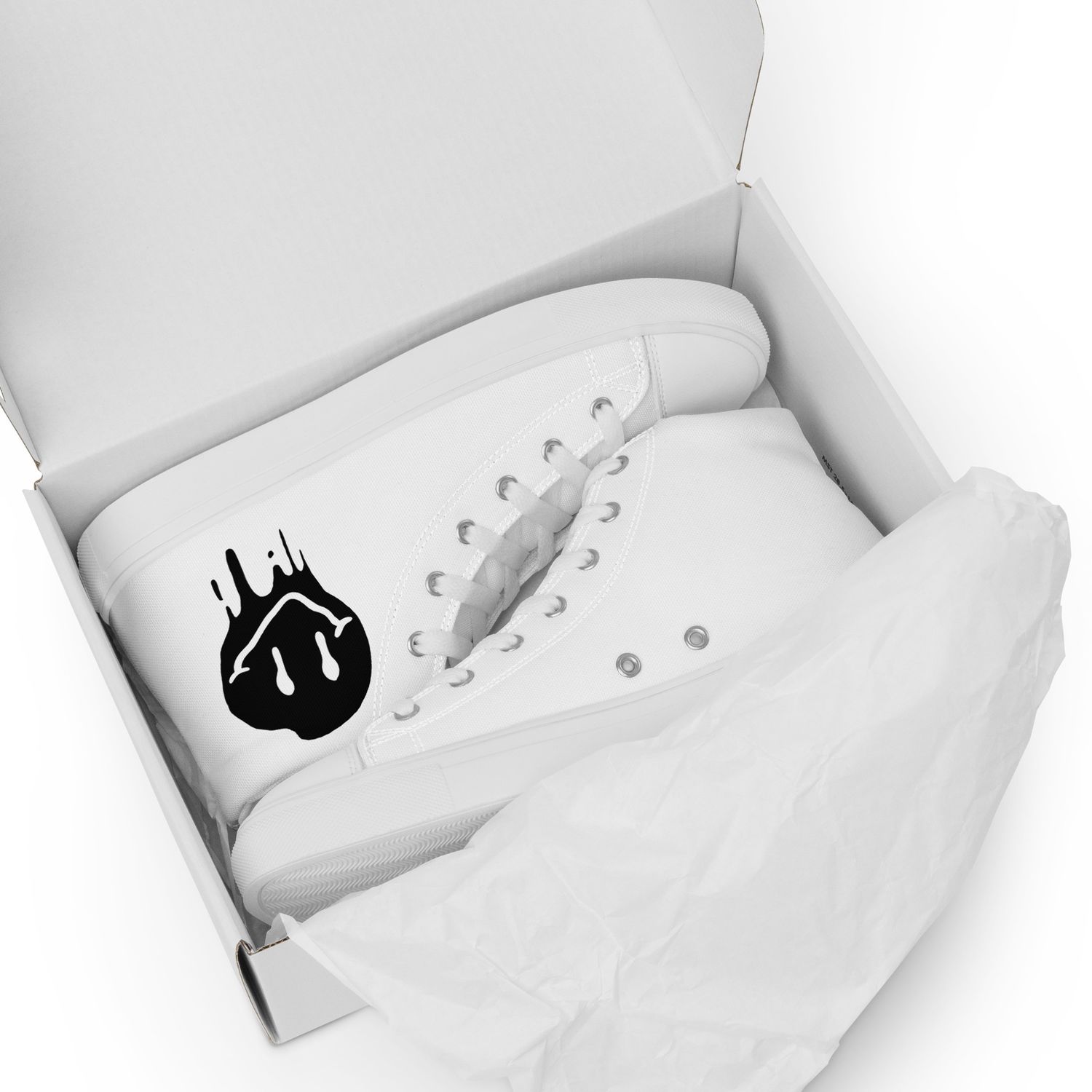 High-Top Leinenschuhe für Damen