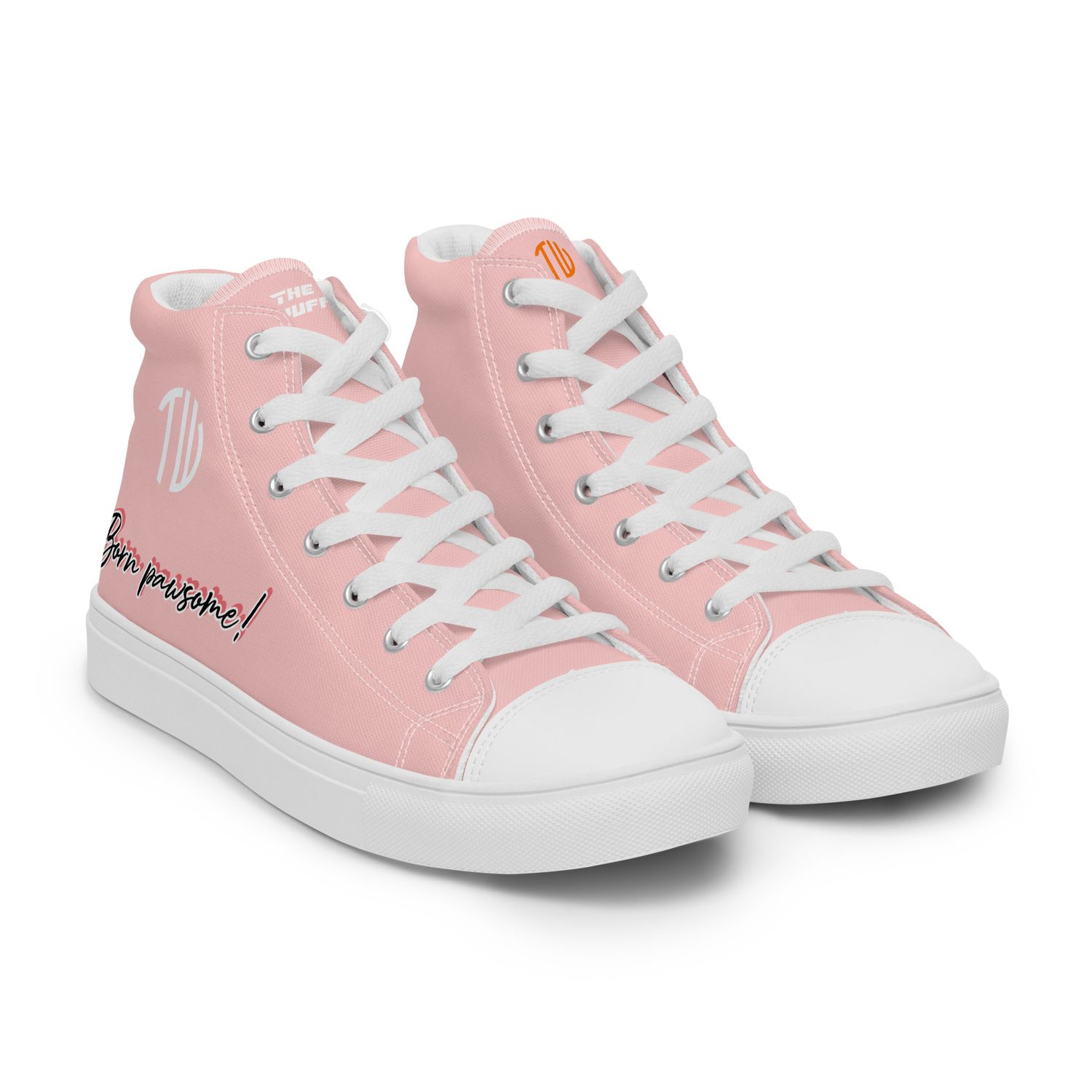 High-Top Leinenschuhe für Damen