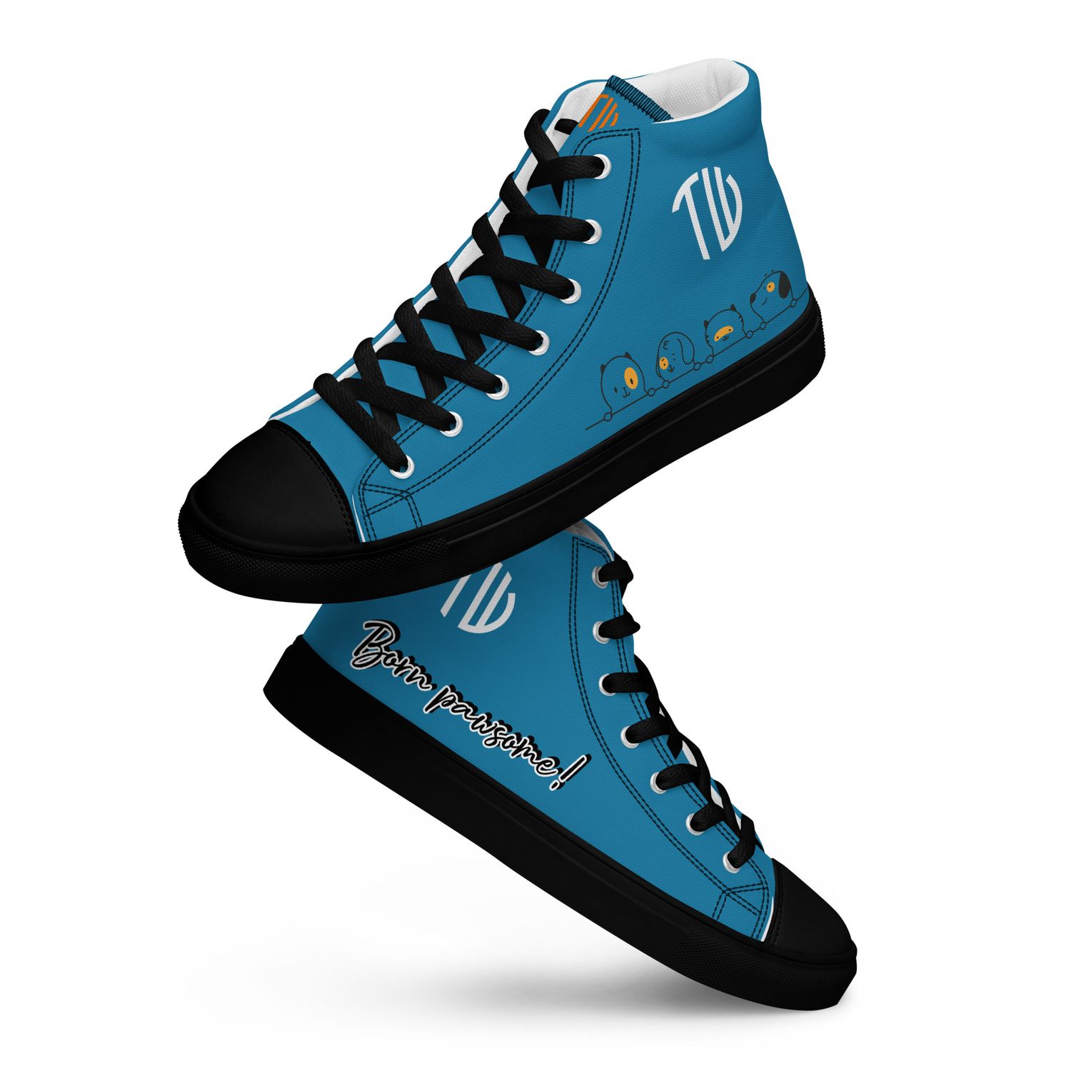 High-Top Leinenschuhe für Herren