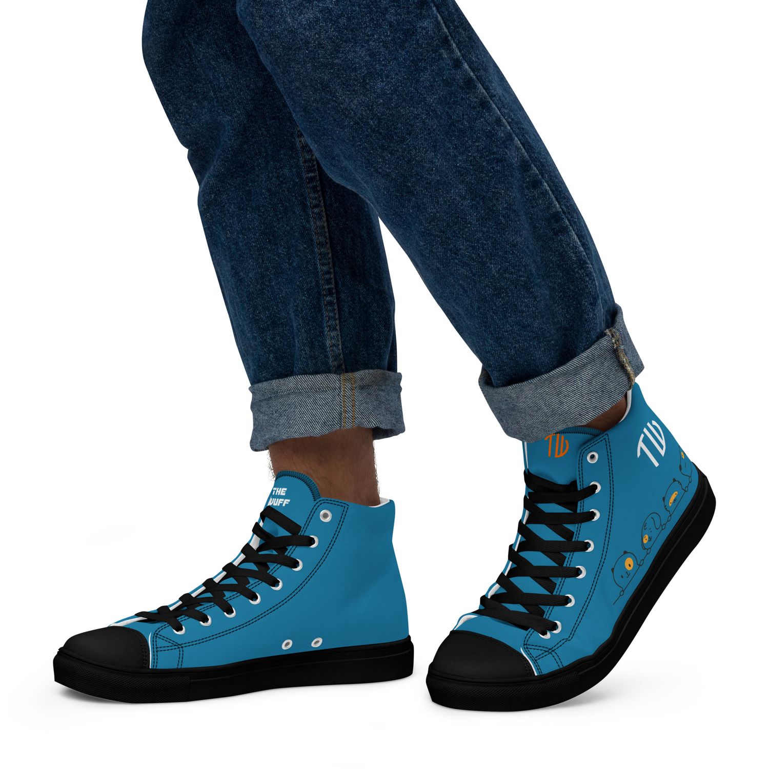 High-Top Leinenschuhe für Herren