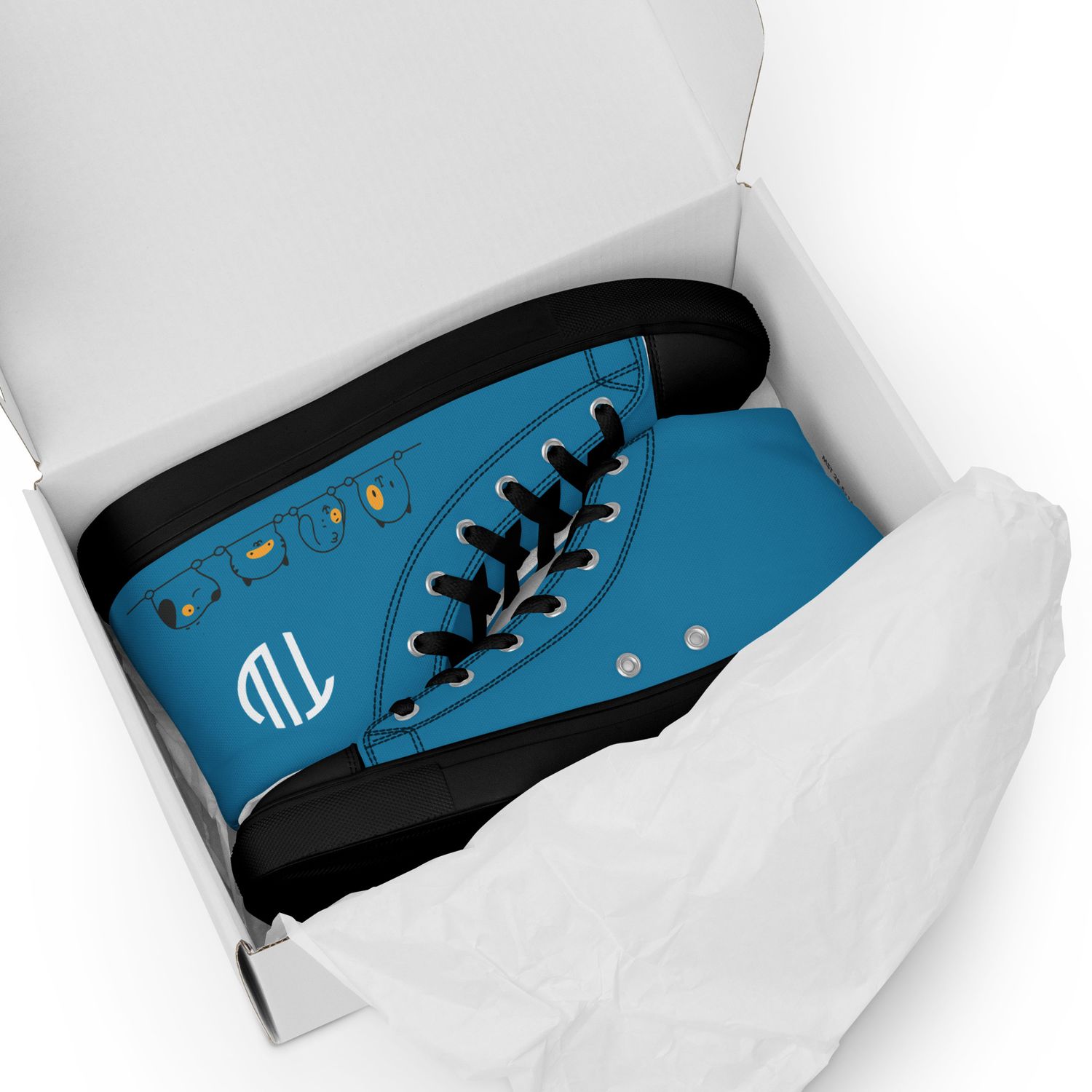High-Top Leinenschuhe für Herren