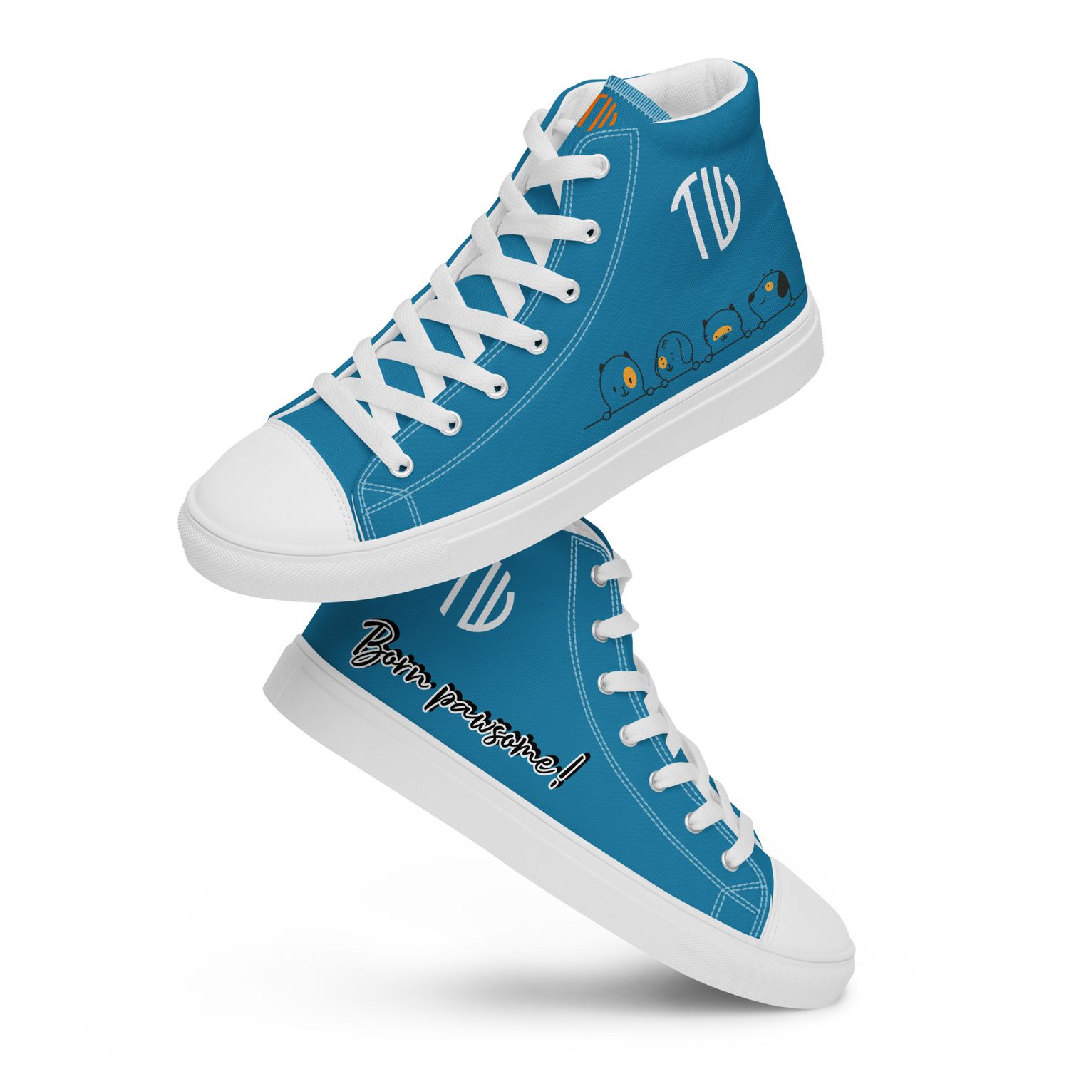High-Top Leinenschuhe für Herren