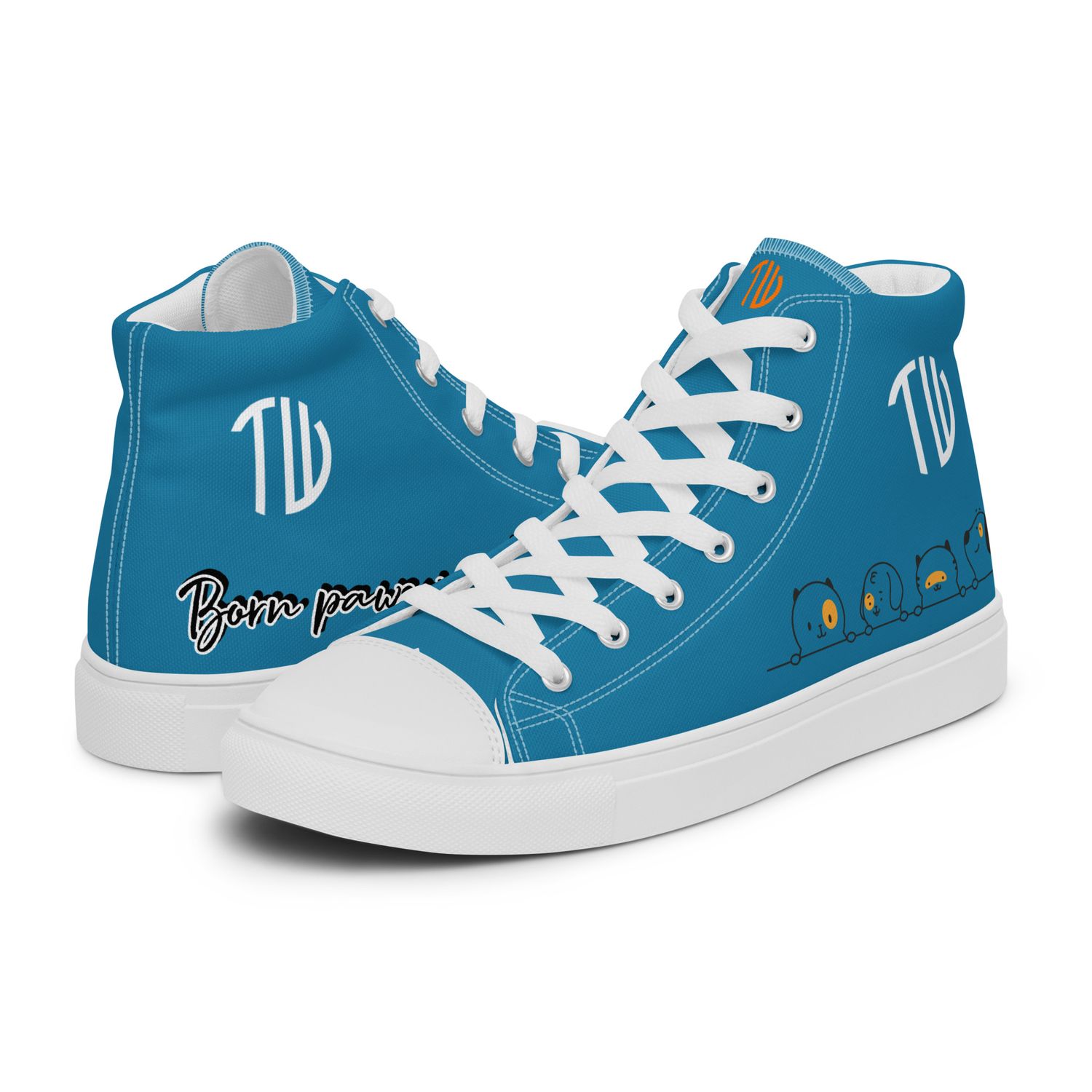 High-Top Leinenschuhe für Herren