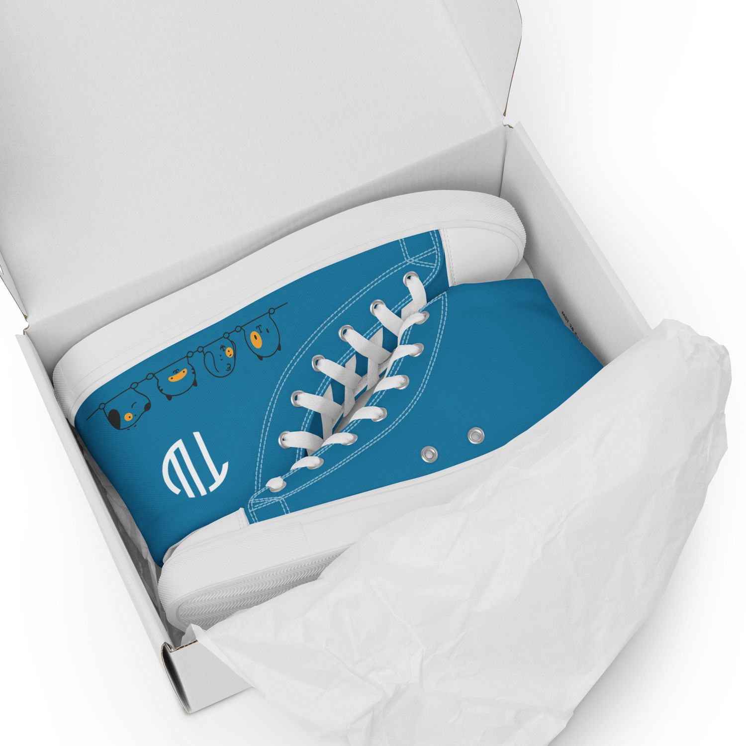 High-Top Leinenschuhe für Herren